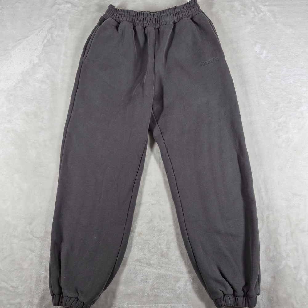 Comfrt Sweatpants Adult Size Small Gray Casual Comfort Travel Lounge Fleece